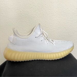 Adidas Yeezy Boost 350 V2 Cream White Triple Sneakers Shoes Men Sz 7.5
